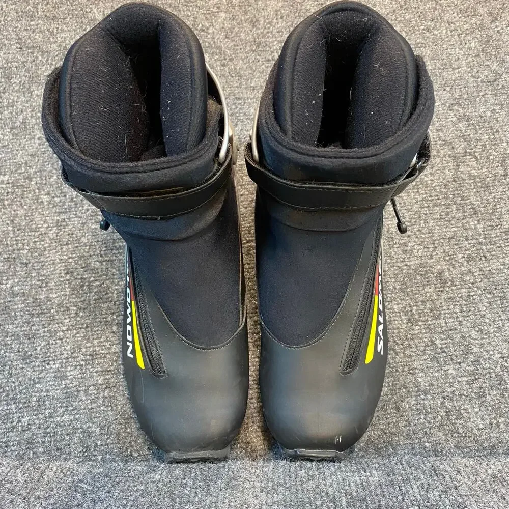 SALOMON Carbon Nordic Cross Country XC Ski Boots Mens Size 7 EU 40 SNS Pilot 251